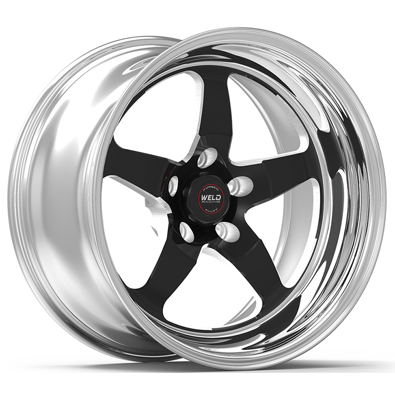 Weld Racing RT-S S71 Polished Wheel With Black Centre 15