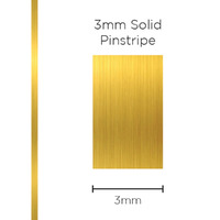 SAAS Pinstripe Solid Gold 3mm X 10 Metres 1106