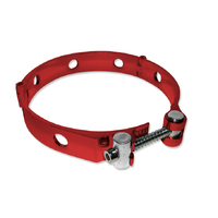 Autotecnica Universal Race Style Aluminium Clamp 102mm Pair Red AC02