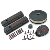 ACDelco Engine Dress-Up Kit High-Tech Collector's Series Valve/Timing Covers Air Cleaner Breather Black Crinkle