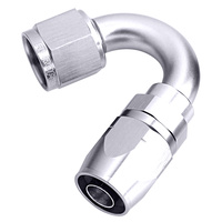 AF505-04S - ALLOY 150 DEG HOSE END -4AN