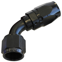 AF508-08BLK - ALLOY 60 DEG HOSE END -8AN