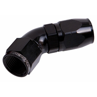 AF552-12BLK - ALLOY 45 DEG HOSE END -12AN