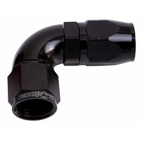 AF553-08BLK-25 - ALLOY 90 DEG HOSE END -8AN