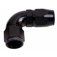 AF553-12BLK - ALLOY 90 DEG HOSE END -12AN