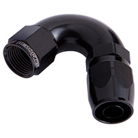 AF554-04BLK - ALLOY 120 DEG HOSE END -4AN