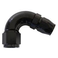 AF554-06-08BLK - STEPPED 120 DEG HOSEEND -6 HOS