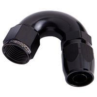 AF555-04BLK - ALLOY 150 DEG HOSE END -4AN