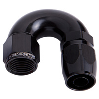 AF556-04BLK - ALLOY 180 DEG HOSE END -4AN