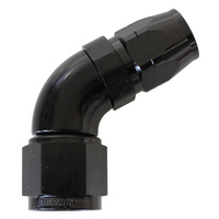 AF558-06-08BLK - ALLOY 60 DEG HOSE END -6 HOSE