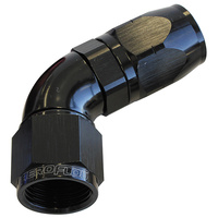 AF558-10BLK - ALLOY 60 DEG HOSE END -10AN