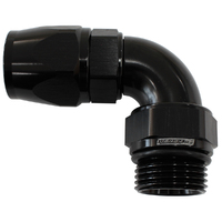 AF583-06-06DBLK - MALE END -6ORB to -6AN TEFLON