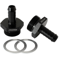 AF700-01BLK - HOLLEY INLET FITTING 3/8" BARB