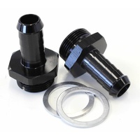 AF700-02BLK - HOLLEY INLET FITTING 1/2" BARB