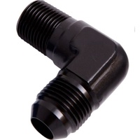 AF822-06-02BLK - MALE 90 DEG 1/8" NPT TO -6AN