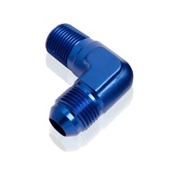 Aeroflow Male 90 Deg 3/4" NPT To -16AN Blue Male NPT To An 90 Deg AF822-16