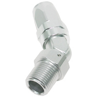 AF828-10-06S - Male 3/8 NPT 45 Deg to -10 Hos