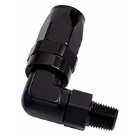 AF829-08-08BLK - MALE 1/2" NPT 90 DEG TO -8AN