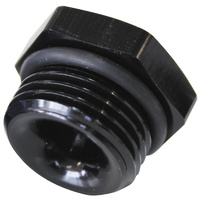 AF912-P06-02BLK - -6ORB PORT REDUCER TO 1/8" NPT