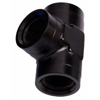 AF917-02BLK - FEMALE PIPE TEE 1/8" NPT