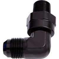 AF922-10-06BLK - 90 DEG 3/8" NPT TO -10AN