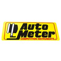 Auto Meter DECAL LARGE (16 in. L) YELLOW 'COMPETITION INSTRUMENTS' AMT-0209