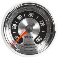 Auto Meter Gauge American Muscle Water Temperature 2 1/16 in. 240 Degrees F Mechanical Analog Each AMT-1232