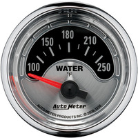 Auto Meter Gauge American Muscle Water Temperature 2 1/16 in. 250 Degrees F Electrical Analog Each AMT-1236