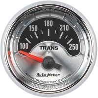 Auto Meter Gauge American Muscle Transmission Temperature 2 1/16 in. 250 Degrees F Electrical Analog Each AMT-1249