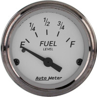 Auto Meter Gauge American Platinum Fuel Level 2 1/16 in. 0-30 Ohms Electrical Each AMT-1907