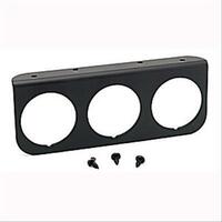 Auto Meter Gauge MOUNTING PANEL TRIPLE 2 1/16 in. Black Aluminium AMT-2238