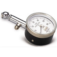 Auto Meter Gauge Autogage TIRE PRESSURE ANALOG 60psi White Dial w/ PEAK HOLD  AMT-2343