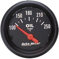 Auto Meter Gauge Z-Series Oil Temperature 2 1/16 in. 100-250 Degrees F Electrical Analog Each AMT-2638