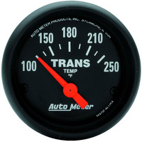 Auto Meter Gauge Z-Series Transmission Temperature 2 1/16 in. 100-250 Degrees F Electrical Each AMT-2640