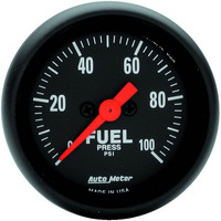 Auto Meter Gauge Z-Series Fuel Pressure 2 1/16 in. 100psi Digital Stepper Motor Analog Each AMT-2663