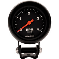 Auto Meter Gauge Z-Series Tachometer 2 5/8 in. 0-4K RPM Pedestal Analog Each AMT-2890