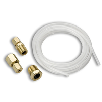 Auto Meter TUBING NYLON 1/8 in. 10ft. LENGTH INCL. 1/8 in. NPTF BRASS COMPRESSION FITTINGS AMT-3223