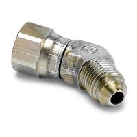 Auto Meter FITTING ADAPTER 45 Degrees -4AN FEMALE to -4AN MALE STEEL AMT-3273