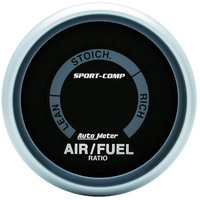 Auto Meter Gauge Sport-Comp AIR/FUEL RATIO-NARROWBAND 2 1/16 in. LEAN-RICH LED ARRAY  AMT-3375