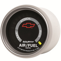 Auto Meter Gauge Sport-Comp II AIR/FUEL RATIO-NARROWBAND 2 1/16 in. LEAN-RICH LED ARRAY GM Bowtie Black AMT-3675-00406