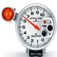 Auto Meter Gauge Ultra-Lite Tachometer 5 in. 0-10K RPM Pedestal w/ EXT. Shift-Lite Analog Each AMT-3911