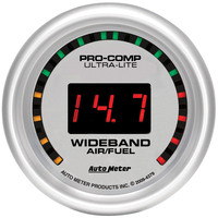 Auto Meter Gauge Ultra-Lite AIR/FUEL RATIO-WIDEBAND STREET 2 1/16 in. 10:1-17:1 Digital  AMT-4379