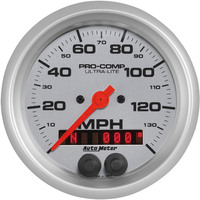 Auto Meter Gauge Ultra-Lite Speedometer 3 3/8 in. 140mph GPS Each AMT-4480