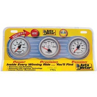 Auto Meter Gauge Set Ultra-Lite II Analog Boost Pyrometer Transmission Temperature 2 1/16 in. Kit AMT-4901