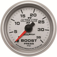 Auto Meter Gauge Ultra-Lite II Boost 2 1/16 in. 35psi Mechanical Analog Each AMT-4904