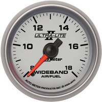 Auto Meter Gauge Ultra-Lite II AIR/FUEL RATIO-WIDEBAND ANALOG 2 1/16 in. 8:1-18:1 Stepper Motor  AMT-4970