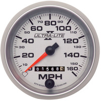 Auto Meter Gauge Ultra-Lite II Speedometer 3 3/8 in. 160mph Mechanical Each AMT-4993