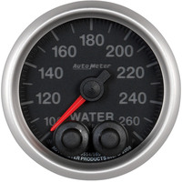 Auto Meter Gauge Elite Series Water Temperature 2 1/16 in. 260 Degrees F Stepper Motor W/Peak & Warn Analog Each AMT-5654