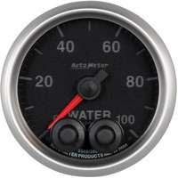 Auto Meter Gauge Elite Series Water Pressure 2 1/16 in. 100psi Stepper Motor W/Peak & Warn Each AMT-5668