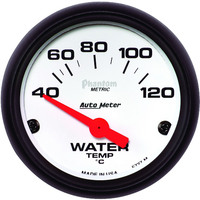 Auto Meter Gauge Phantom Water Temperature 2 1/16 in. 40-120 Degrees C Electrical Analog Each AMT-5737M